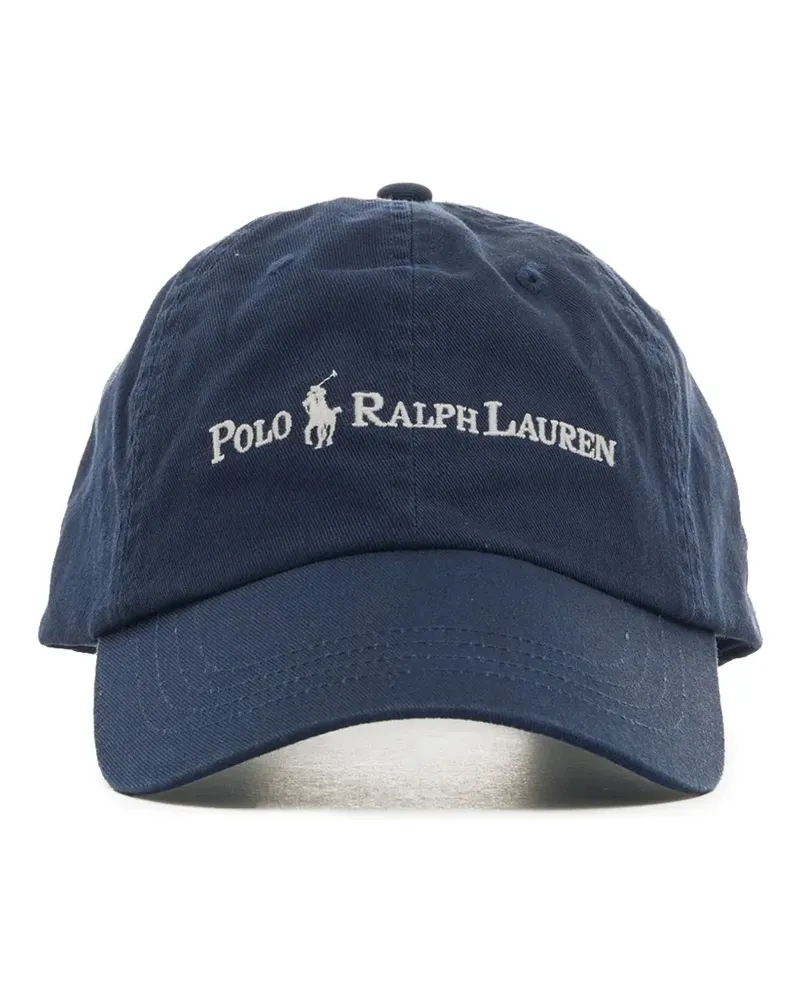 Ralph Lauren Baseballkappe mit Logo-Stickerei - Blau Blau