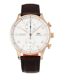 IWC Ungetragener Portugieser Chronograph 41mm Silber