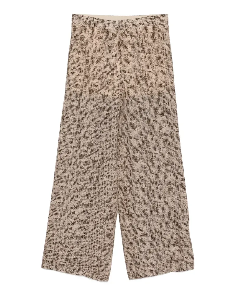 ALYSI Gepunktete Hose - Nude Nude