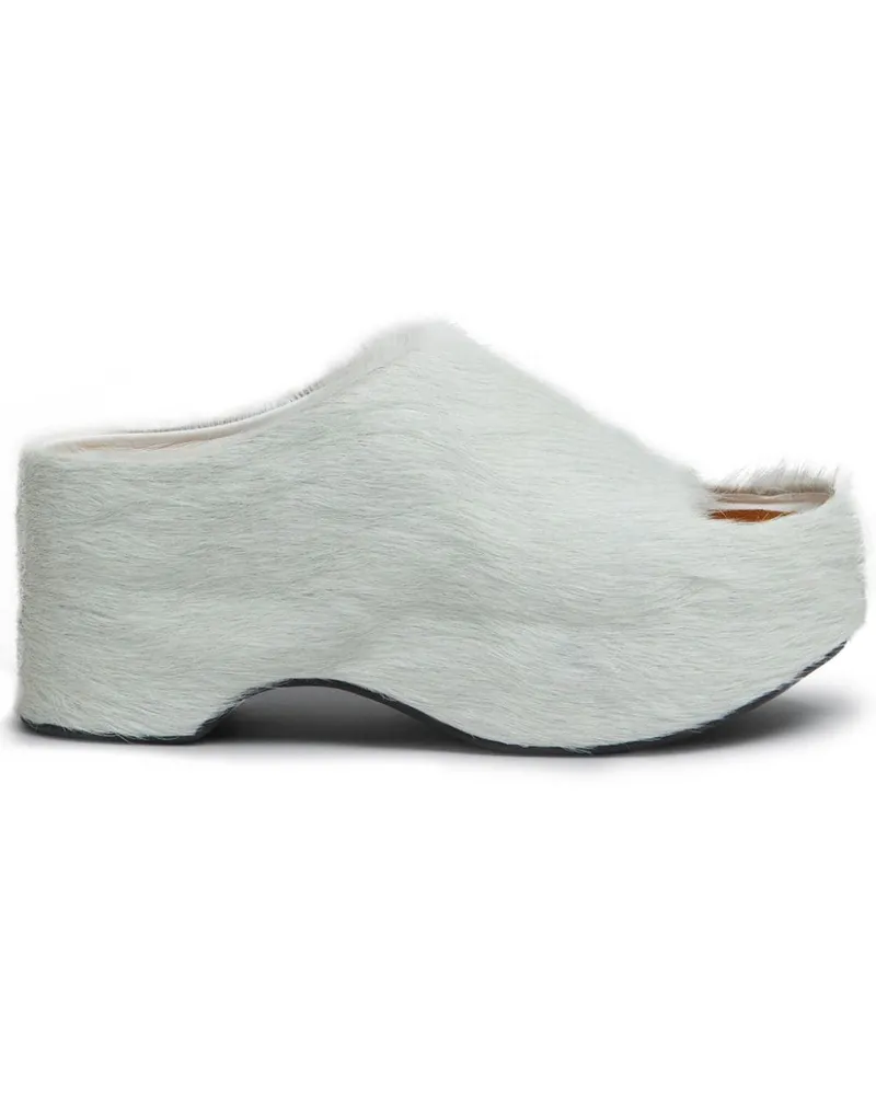 Marni Long-Hair Sandalen - Weiß Weiß