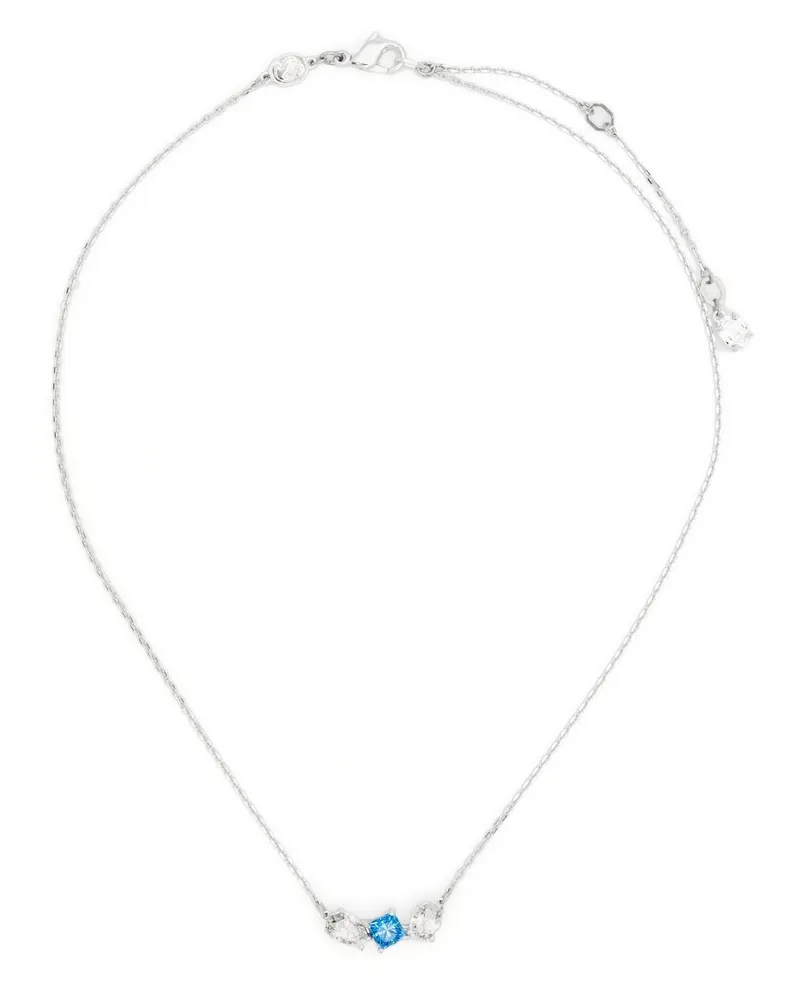 Swarovski Halskette mit Kristallanhänger - Silber Silber