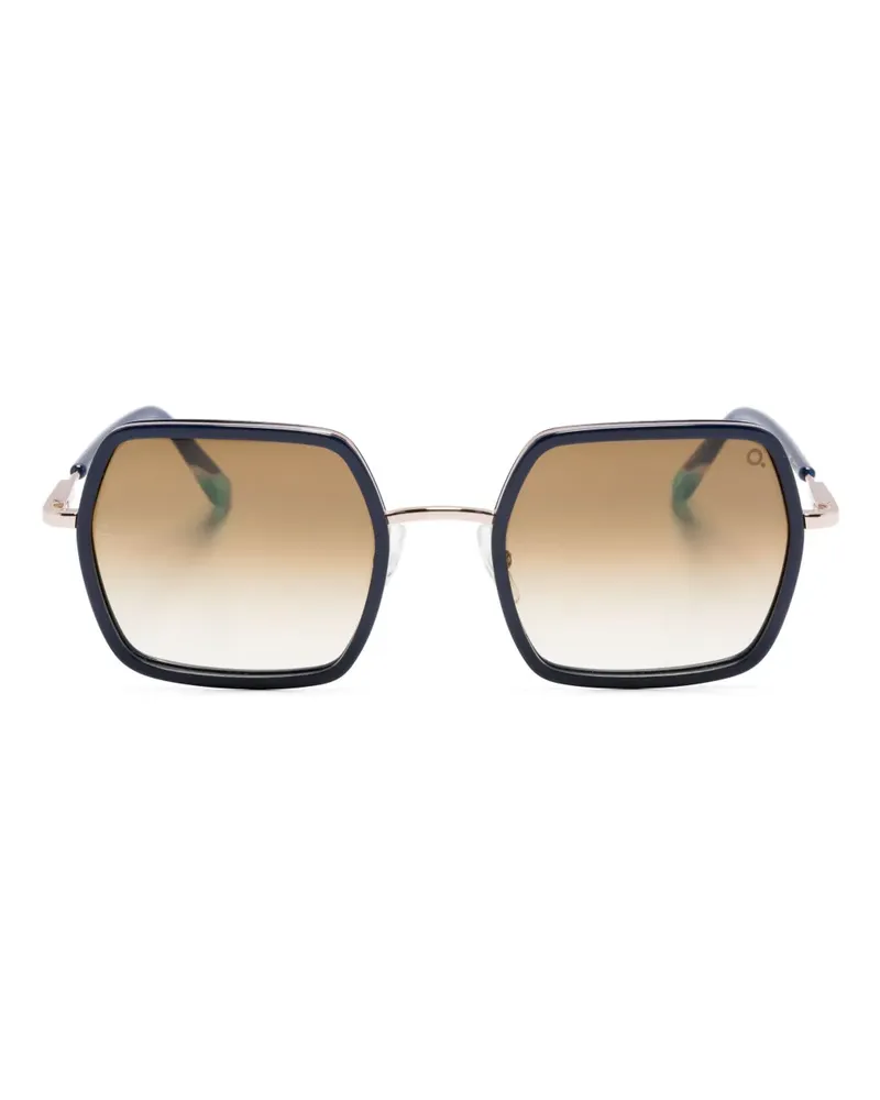 Etnia Barcelona Azahara Sonnenbrille mit geometrischem Gestell - Blau Blau