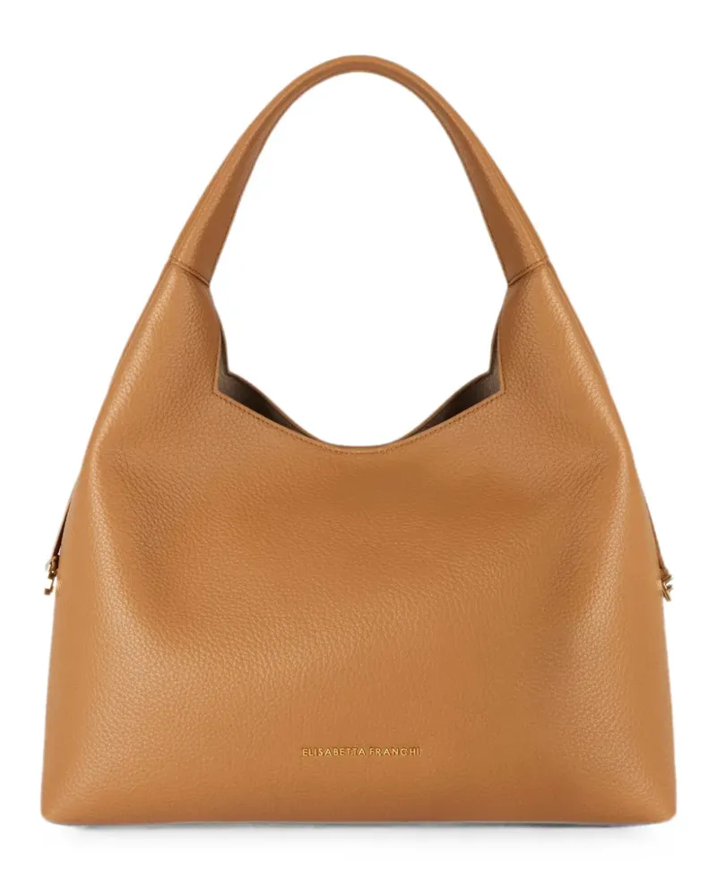 Elisabetta Franchi shoulder bag with charms - Braun Braun