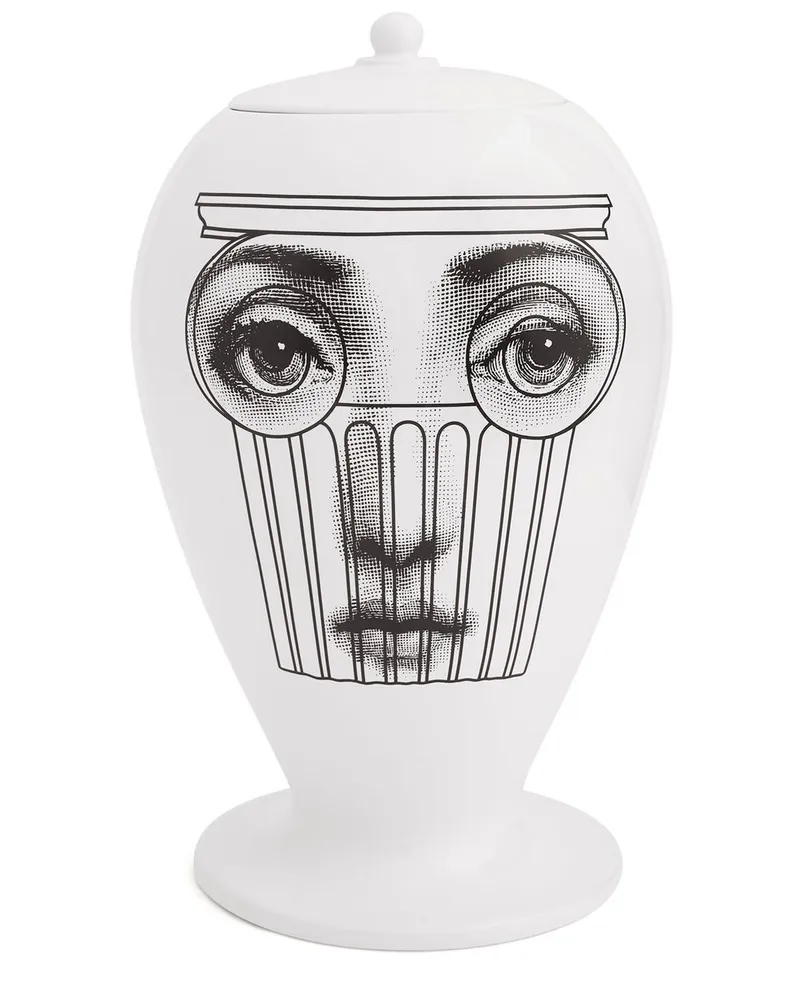 Fornasetti Capitello Vase Weiß