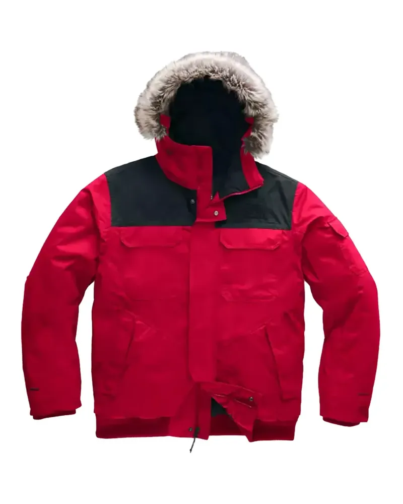 The North Face Gotham III Jacke mit Faux Fur - Rot Rot