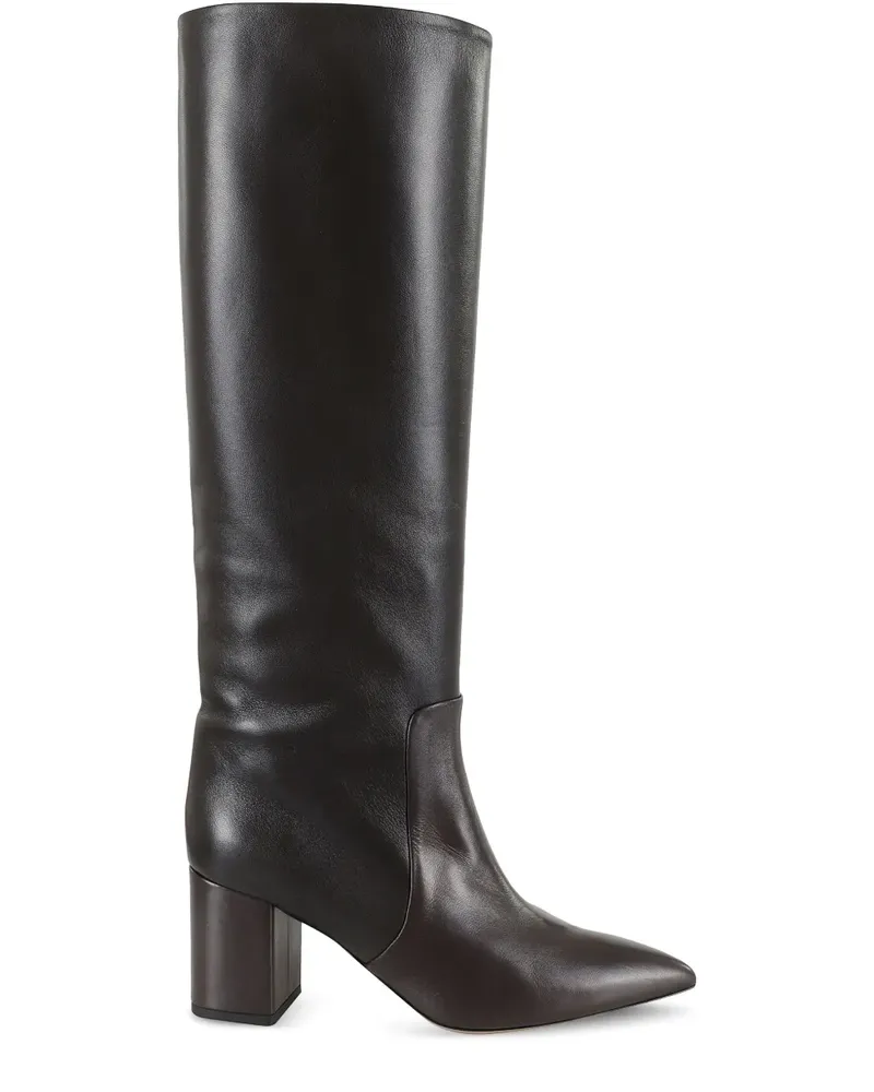 Paris Texas Anja Stiefel 70mm - Schwarz Schwarz