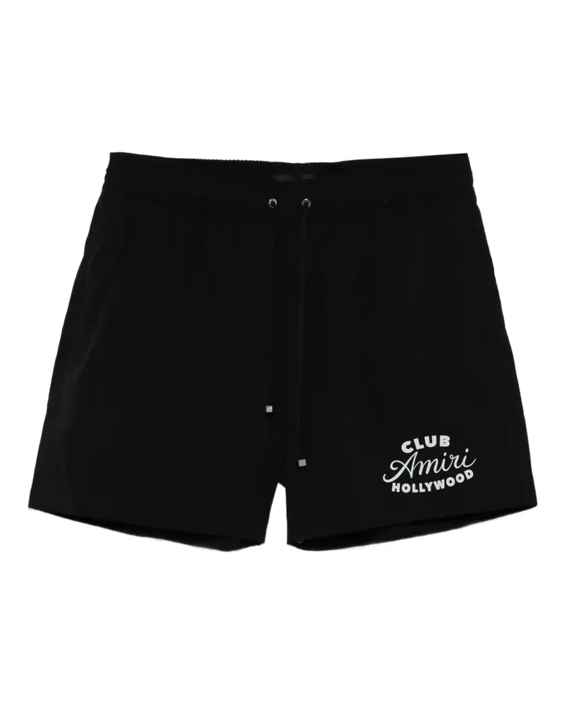 Amiri Club Badeshorts - Schwarz Schwarz