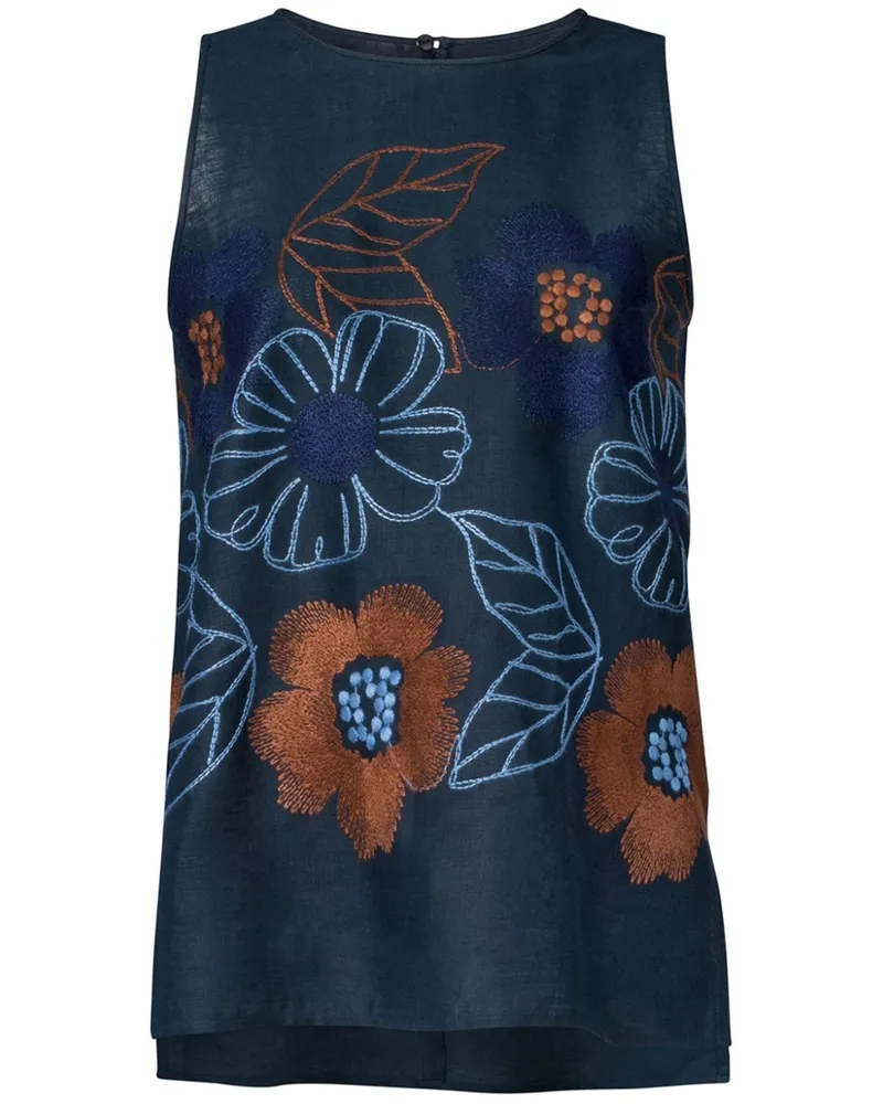 Silvia Tcherassi Leonora Bluse - Blau Blau