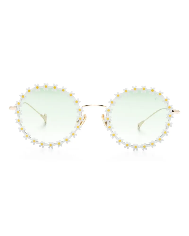 Eyepetizer Runde Lulu Sonnenbrille - Gold Gold
