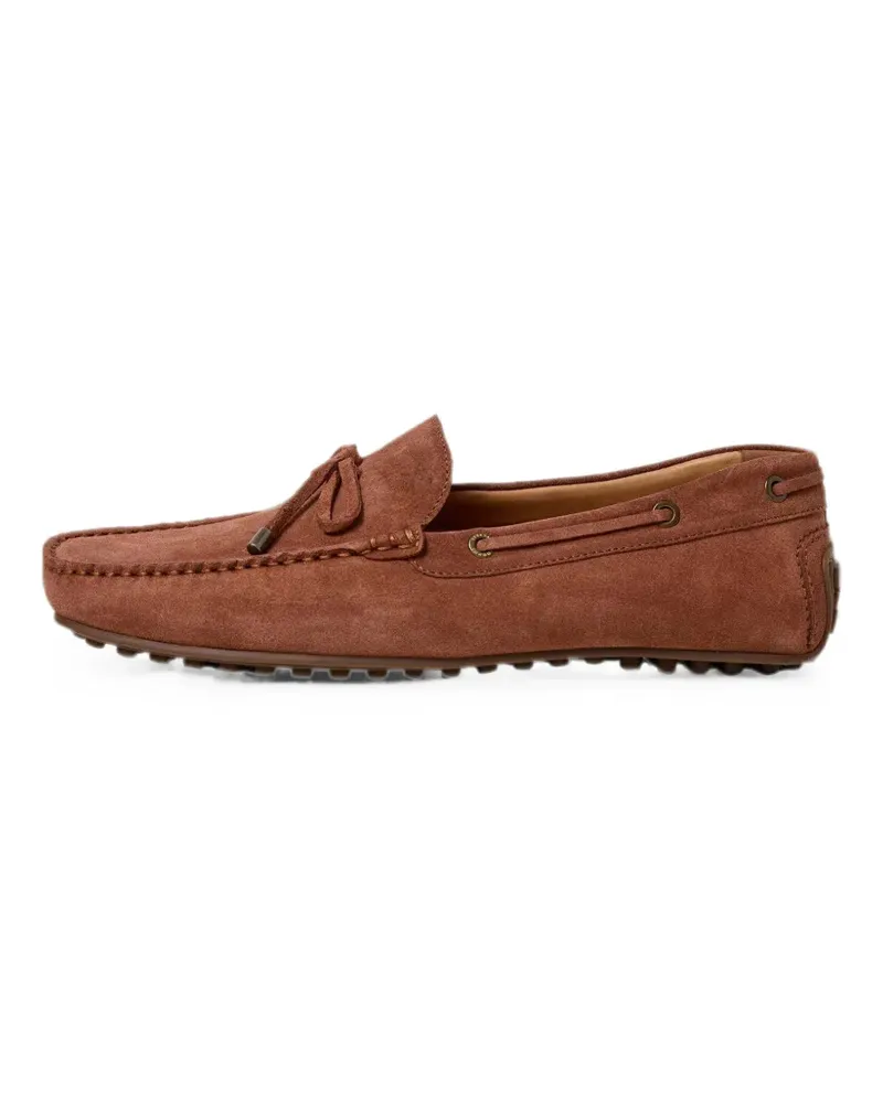 Hackett Schnürschuhe aus Wildleder - Braun Braun