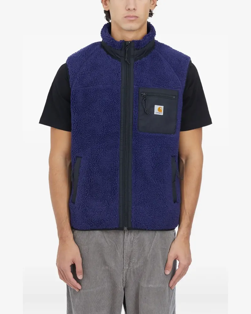 Carhartt WIP pile zipped gilet - Blau Blau