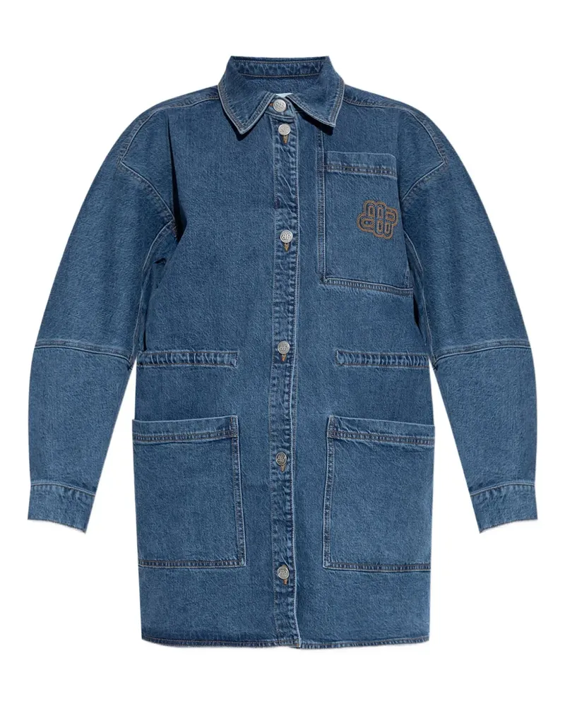MUNTHE Hemdjacke aus Denim - Blau Blau