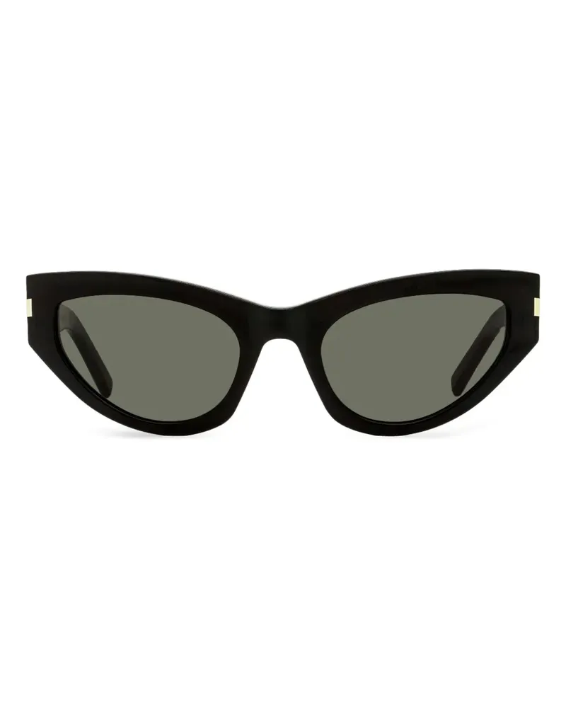 Saint Laurent SL 214 Cat-Eye-Sonnenbrille - Schwarz Schwarz