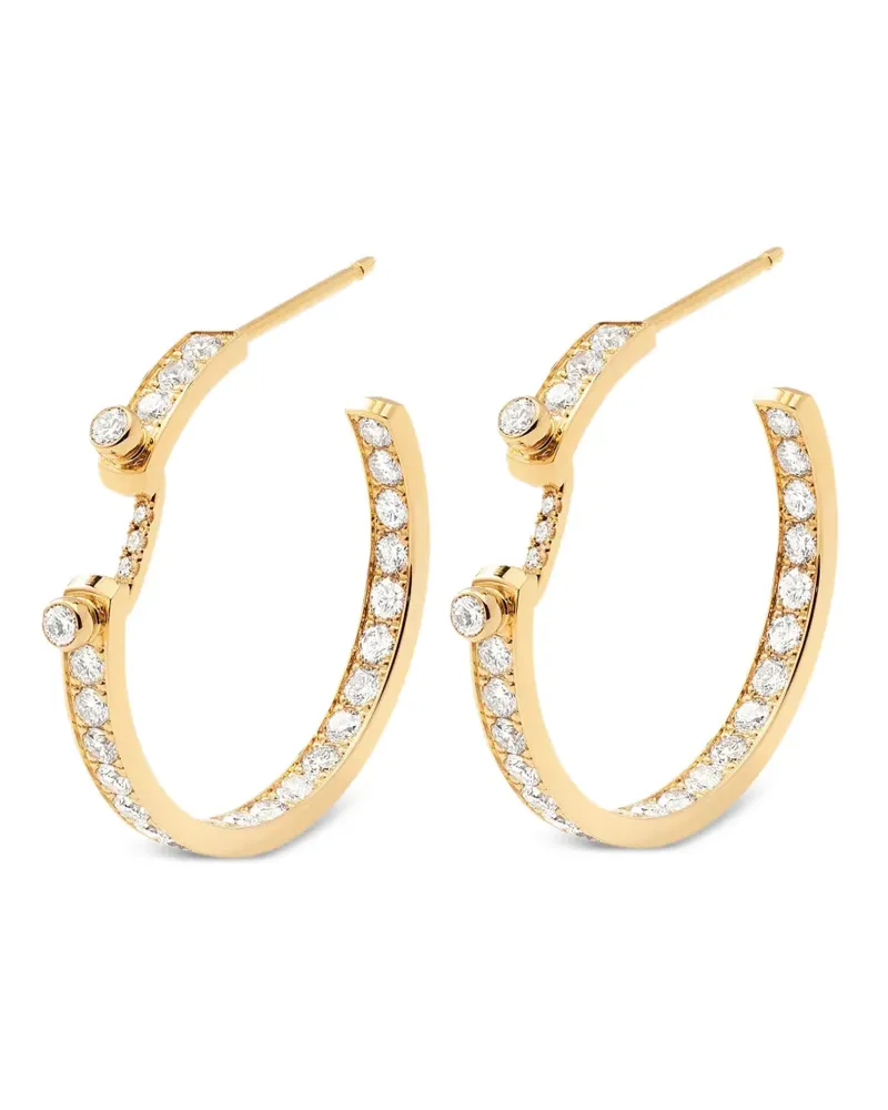 Nouvel Heritage Eternity Tuxedo Mood Creolen mit Diamanten - Gold Gold