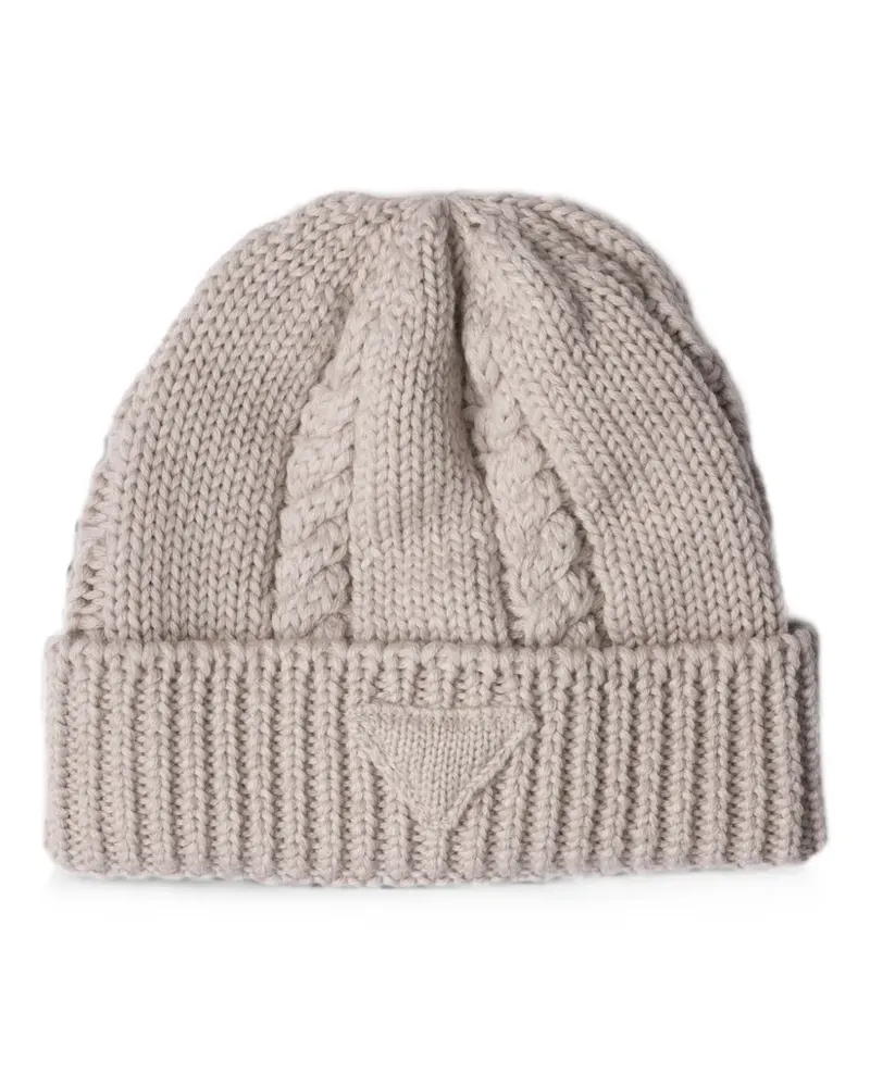 Prada wool beanie - Nude Nude