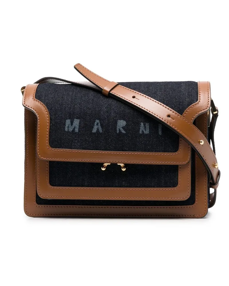 Marni Trunk Umhängetasche - Blau Blau