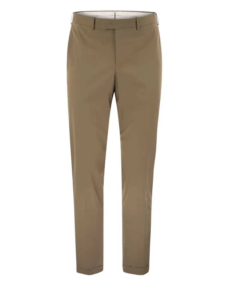 PT TORINO Hose mit Gürtelschlaufe - Braun Braun