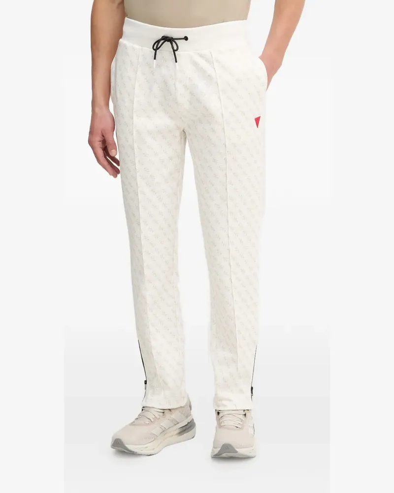 Guess patterned zip track pants - Nude Nude