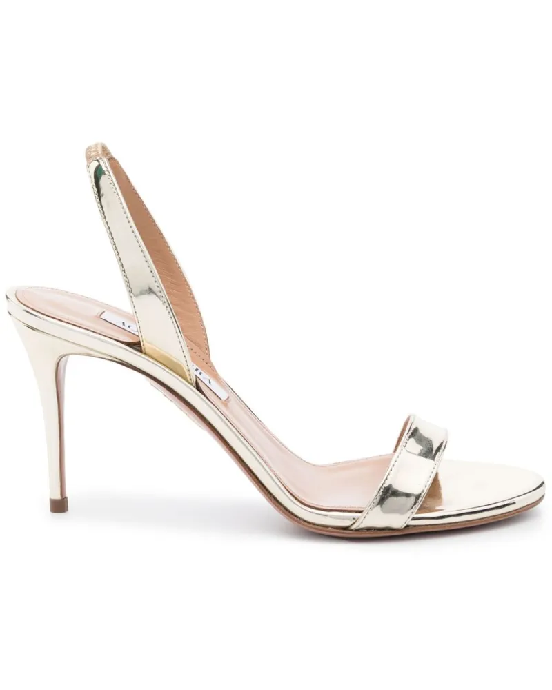 Aquazzura So Nude Sandalen 85mm - Gold Gold