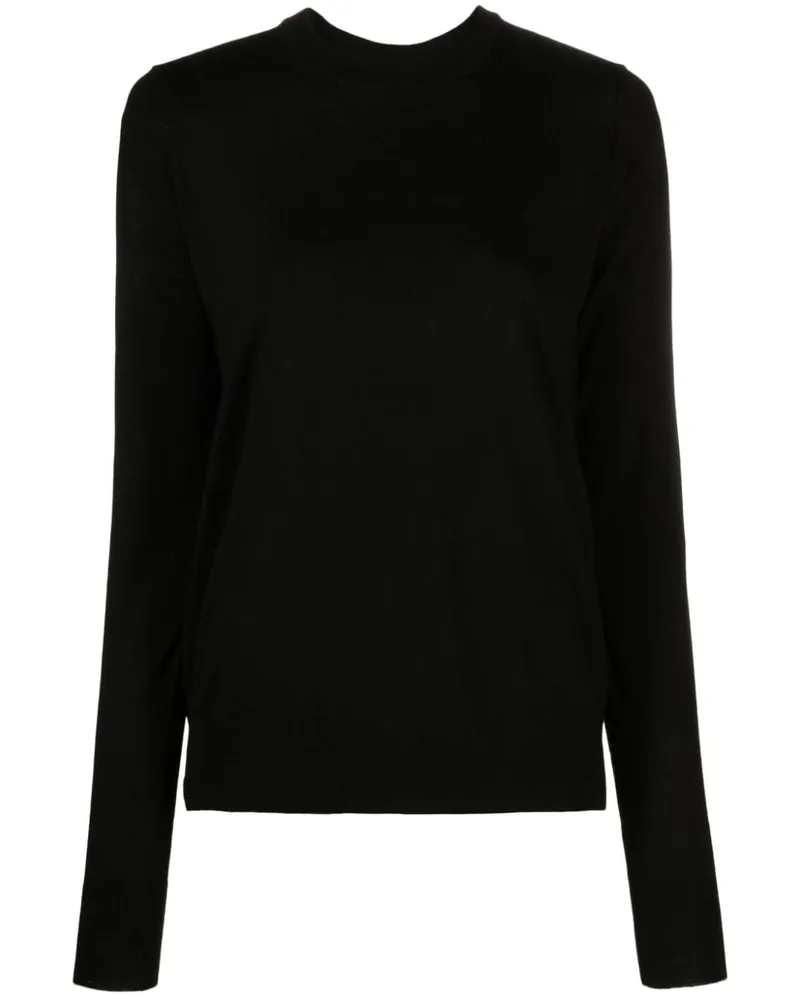 Zadig & Voltaire Asymmetrischer Emma Pullover - Schwarz Schwarz
