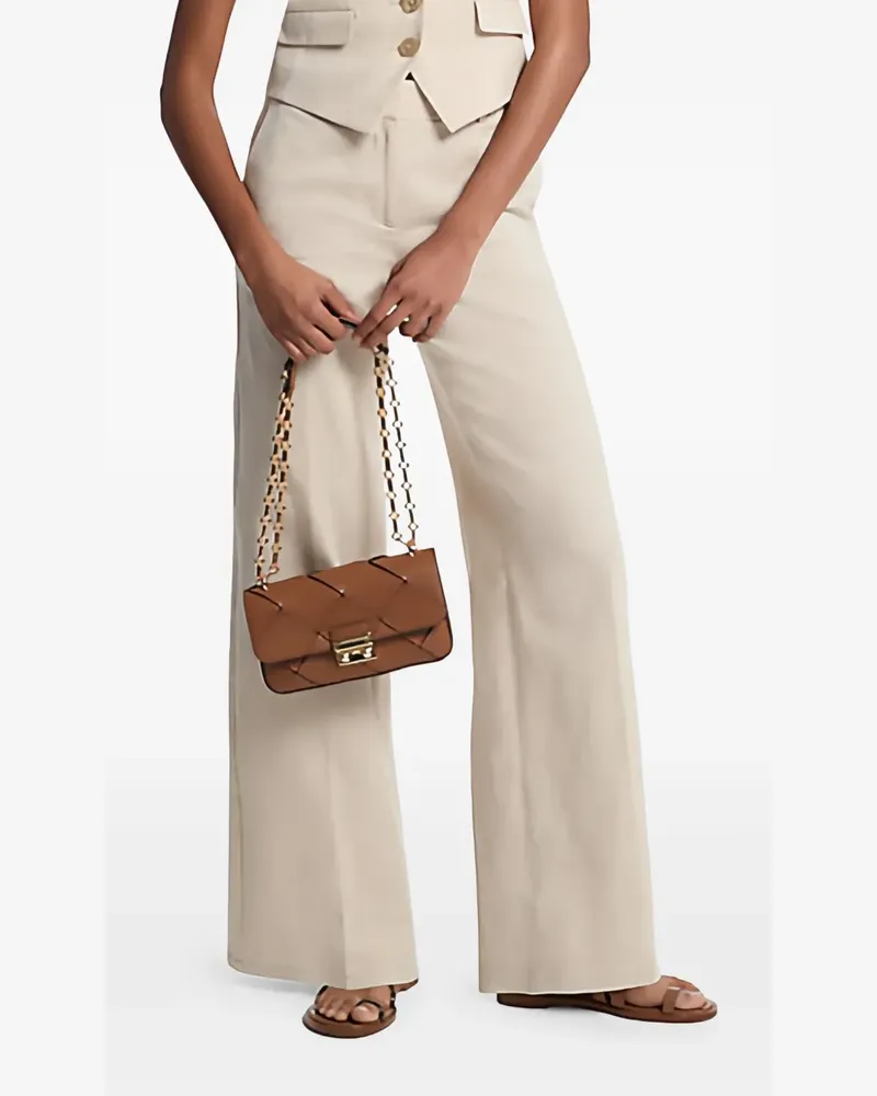 Michael Kors Hose mit weitem Bein - Nude Nude