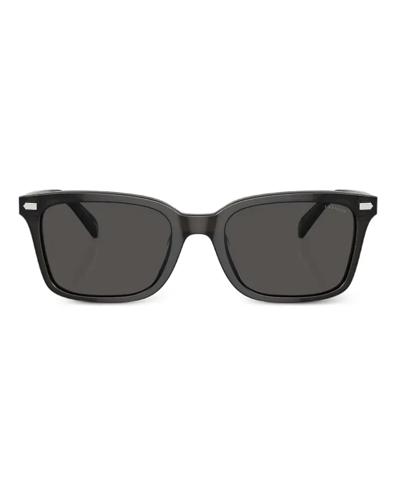 Coach rectangle-frame sunglasses - Schwarz Schwarz