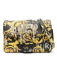 Versace Jeans Barocco Shopper mit Logo-Print Schwarz