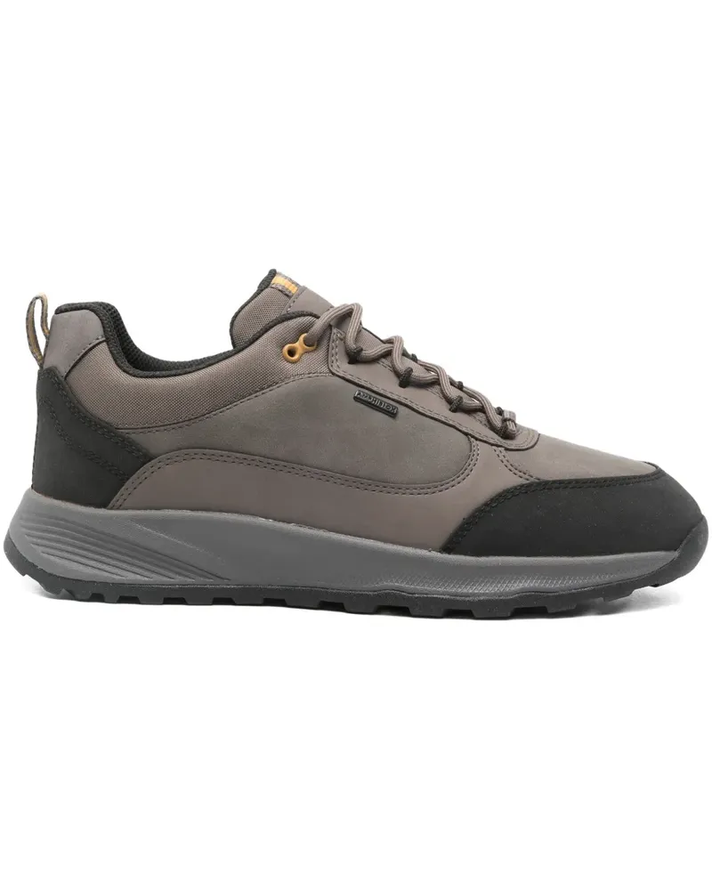 Geox leather trainers - Grau Grau