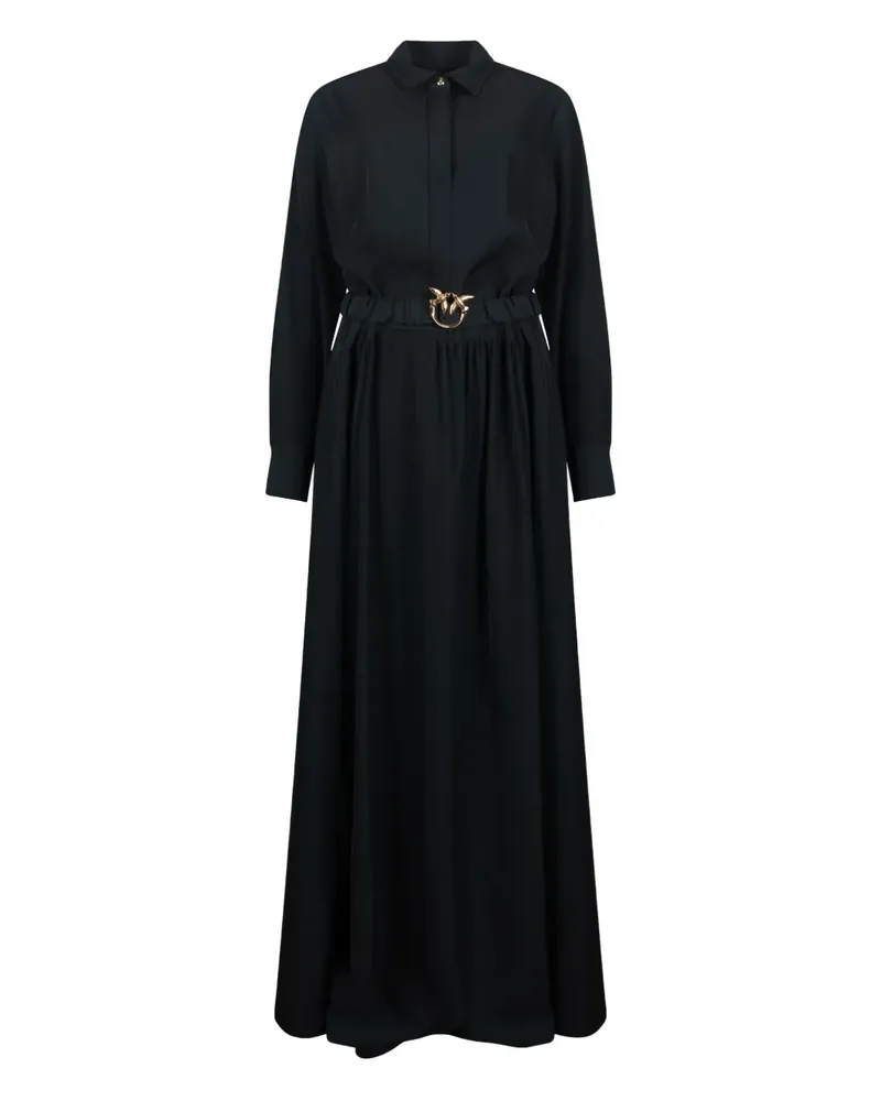 Pinko Maxikleid mit Love Birds-Schnalle - Grün Grün