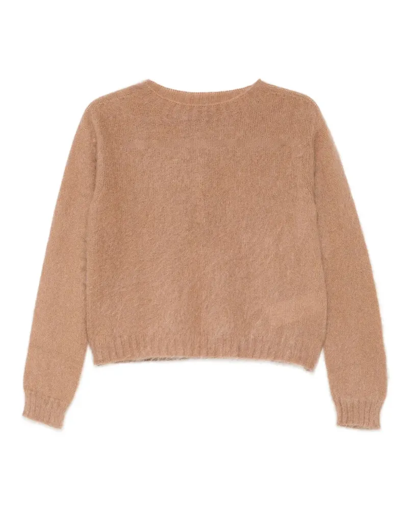 Max Mara Pullover mit rundem Ausschnitt - Braun Braun