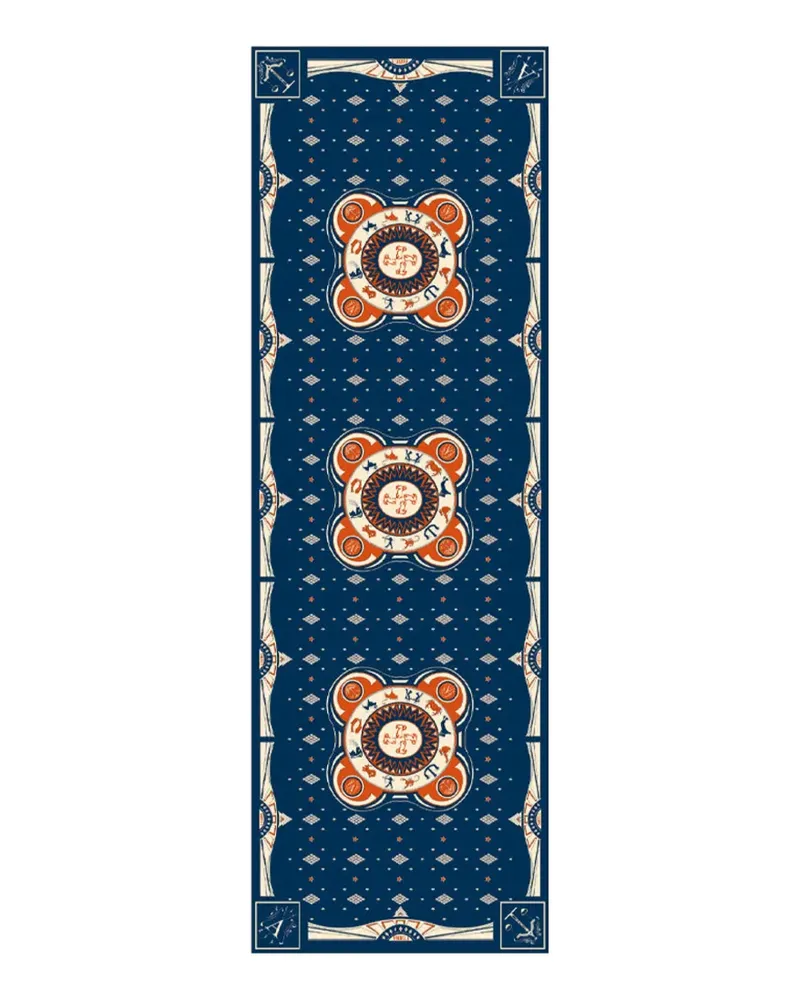 Fortela zodiac-print scarf - Blau Blau