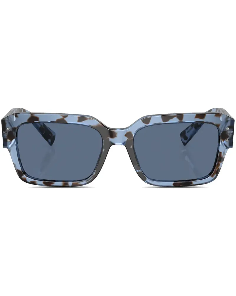 Dolce & Gabbana Sharped Sonnenbrille mit eckigem Gestell - Blau Blau