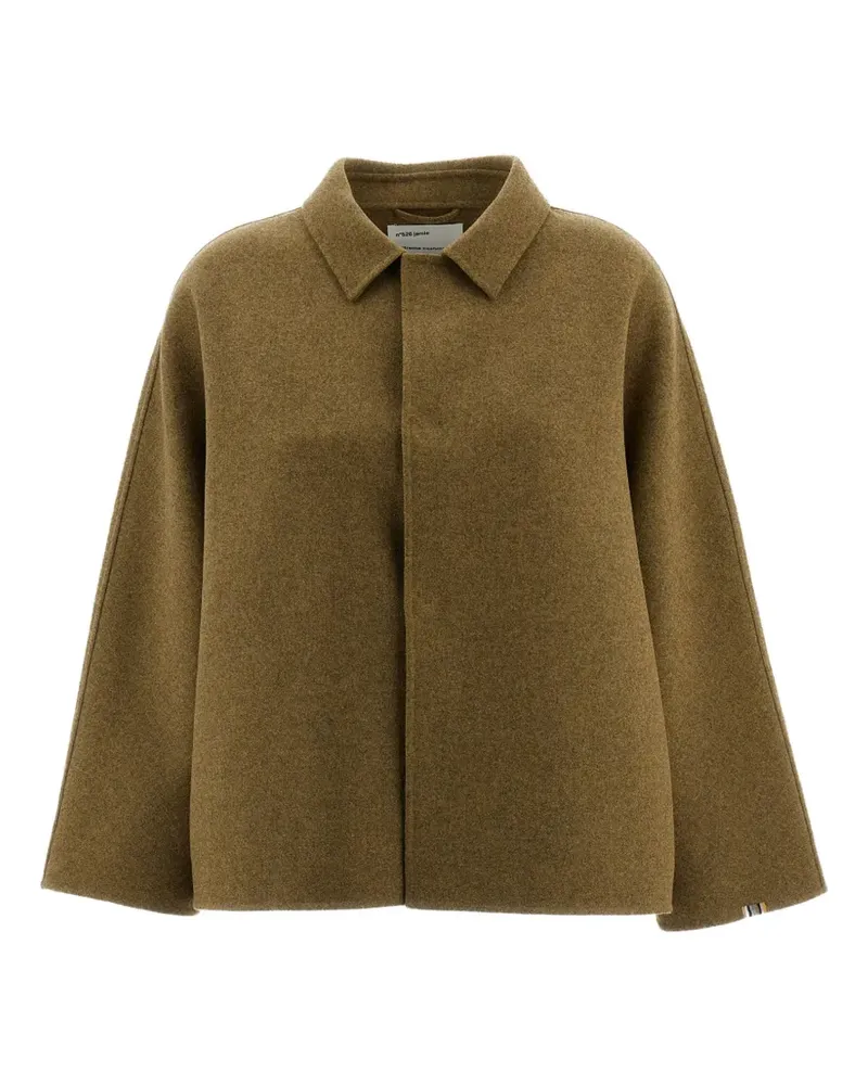 extreme cashmere Jamie spread-collar shirt jacket - Grün Grün
