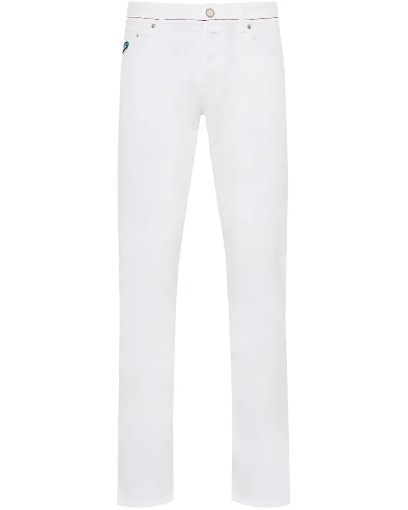 Jacob Cohën Jeans mit geradem Bein - Weiß Weiß