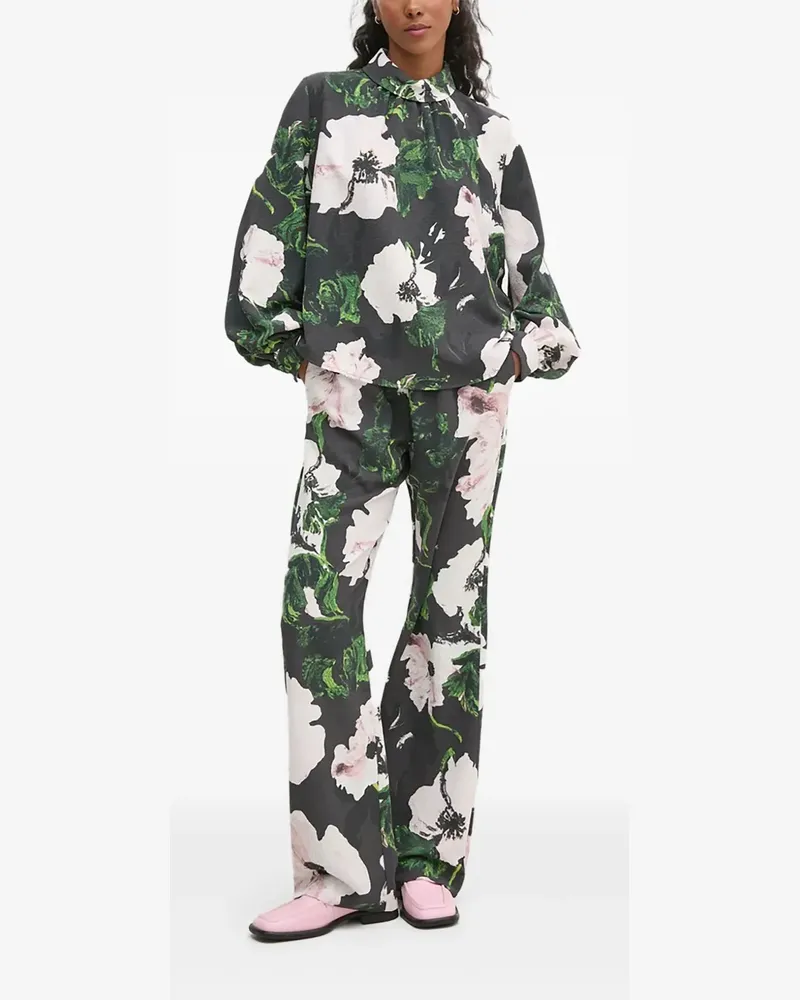 Stine Goya Bluse mit Print - Schwarz Schwarz
