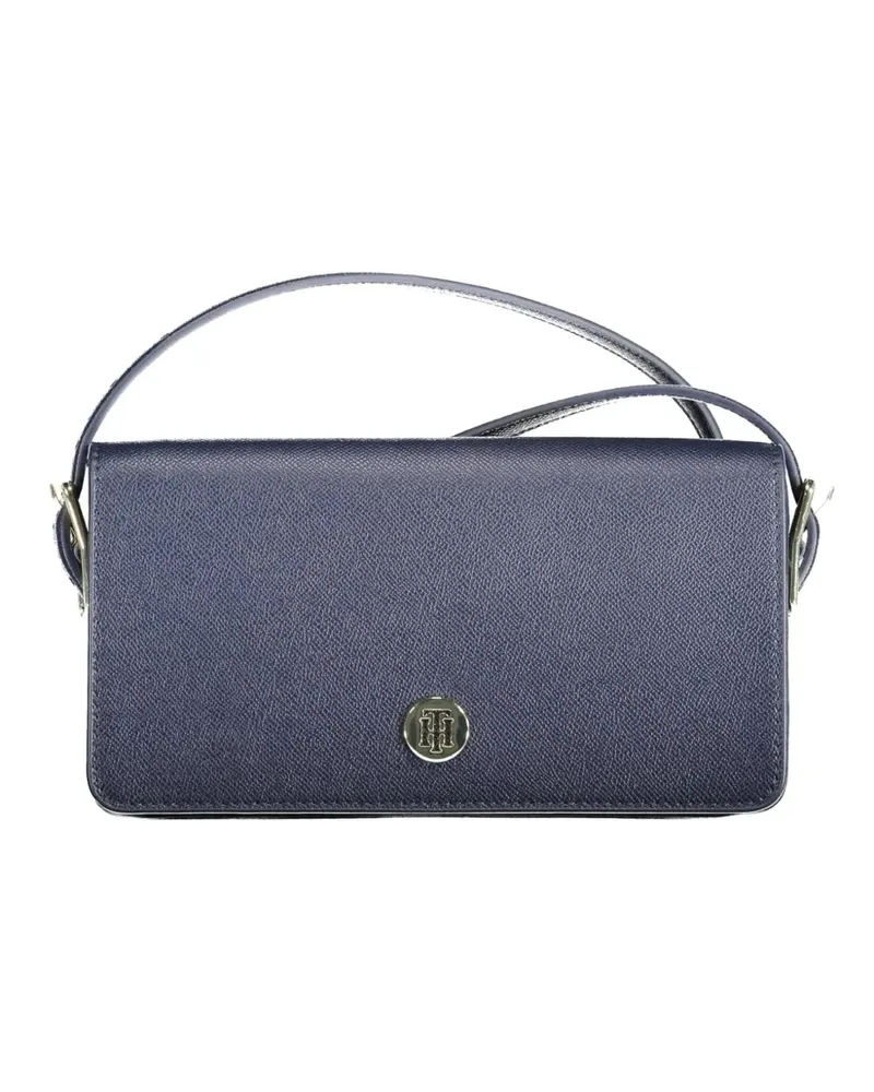Tommy Hilfiger logo-plaque shoulder bag - Blau Blau