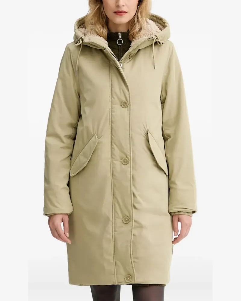 Marc O'Polo hooded button parka - Nude Nude
