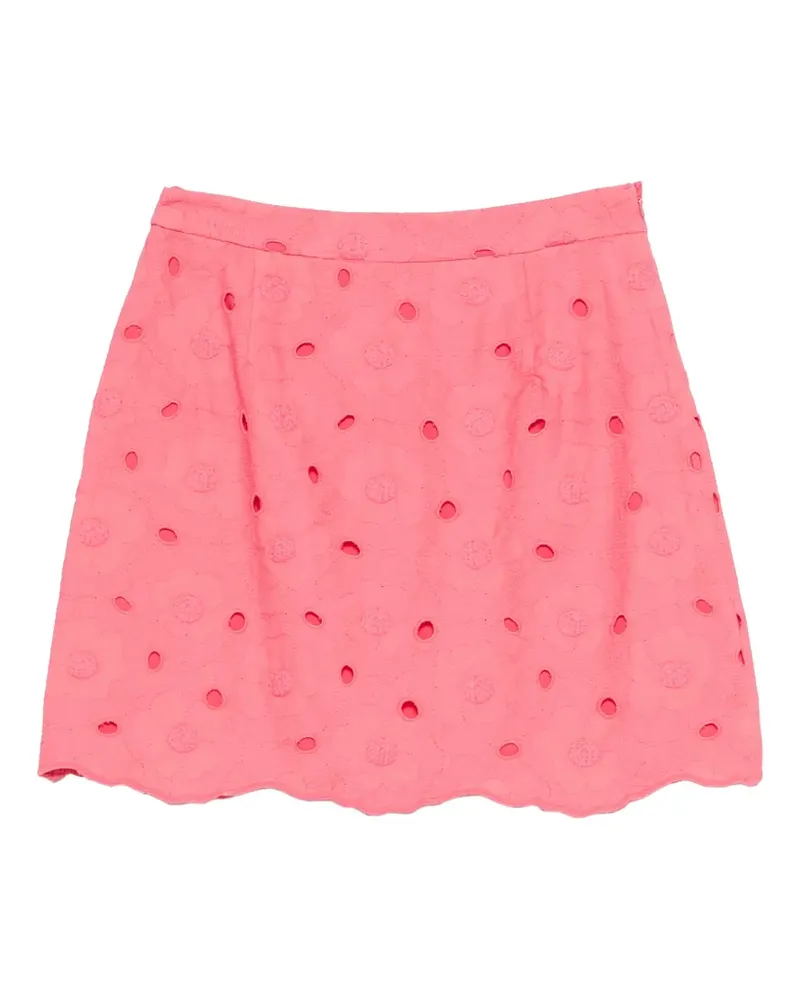 Vivetta cut-out embroidered mini skirt - Rosa Rosa