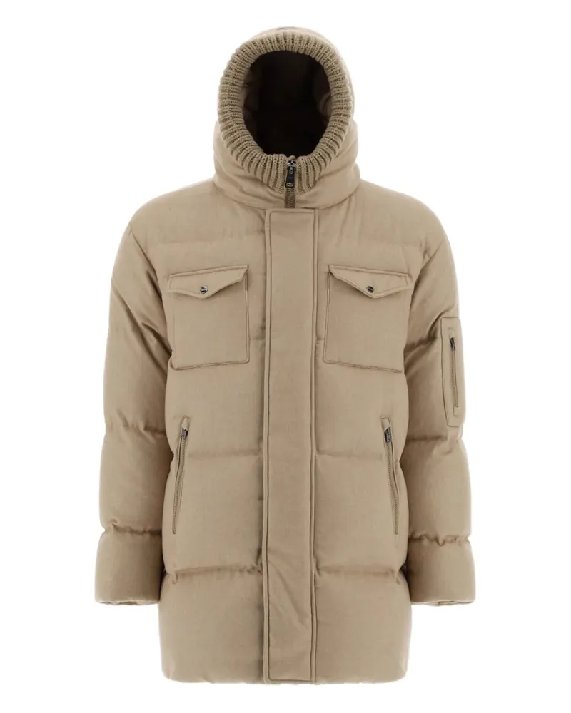Herno Jacke mit Kapuze - Nude Nude