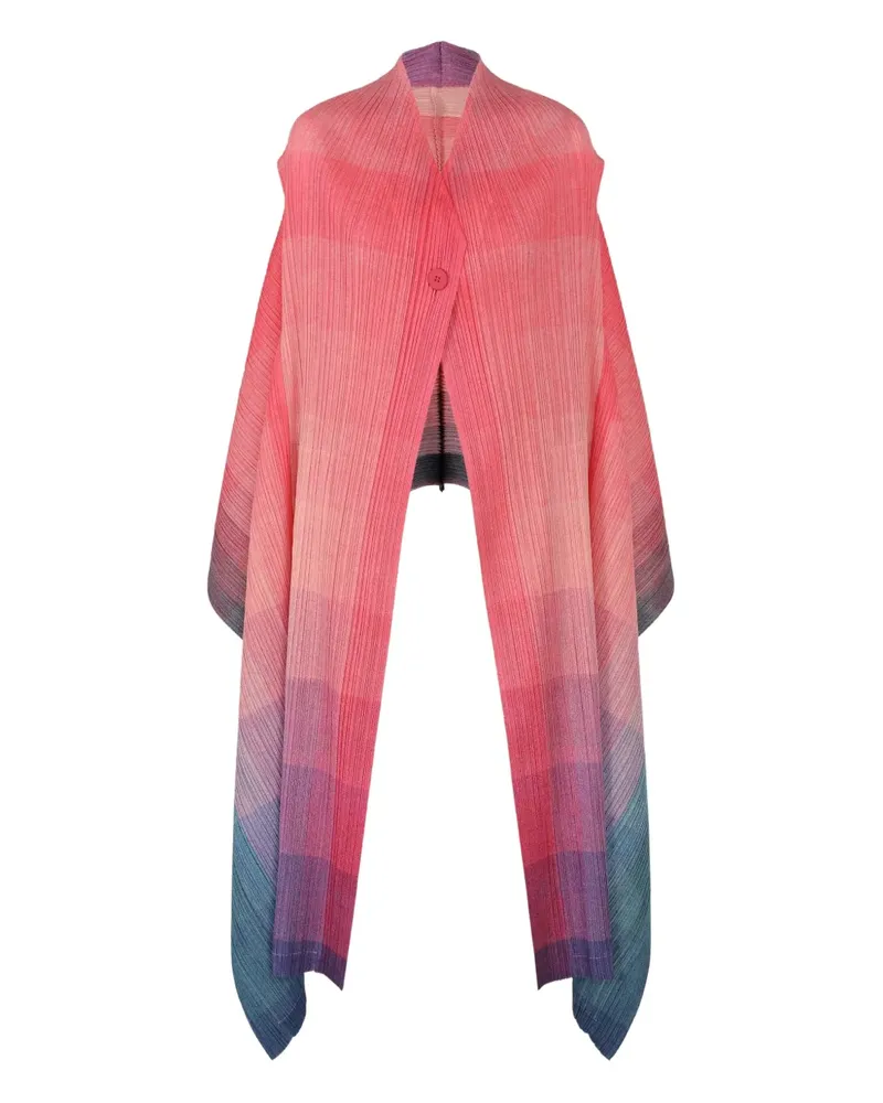 Issey Miyake Weste mit Knopfleiste - Rosa Rosa