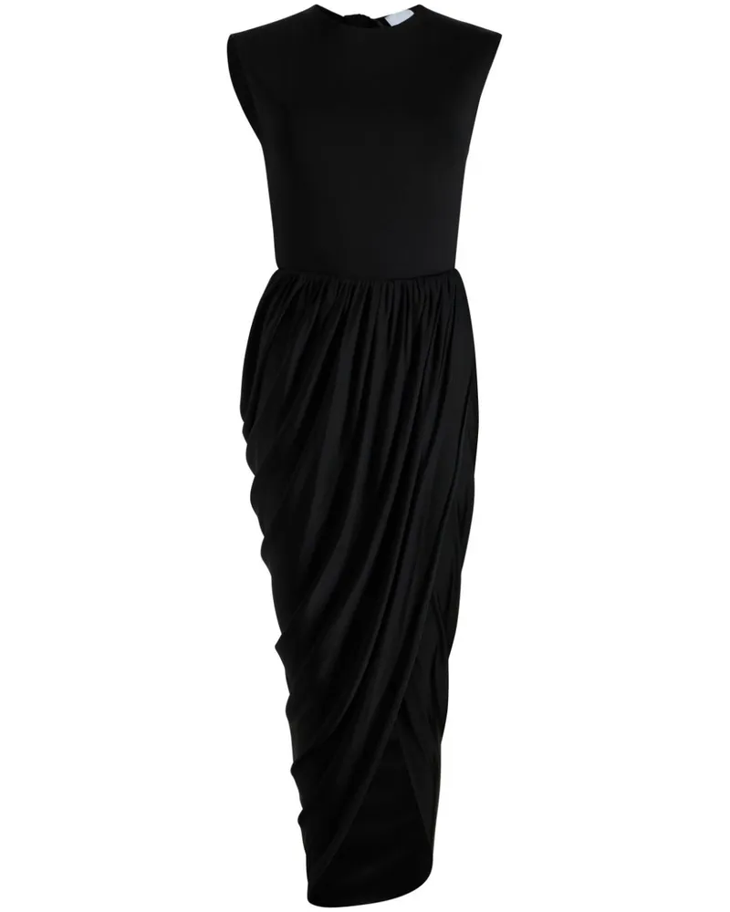 Patou Rückenfreies Midikleid - Schwarz Schwarz