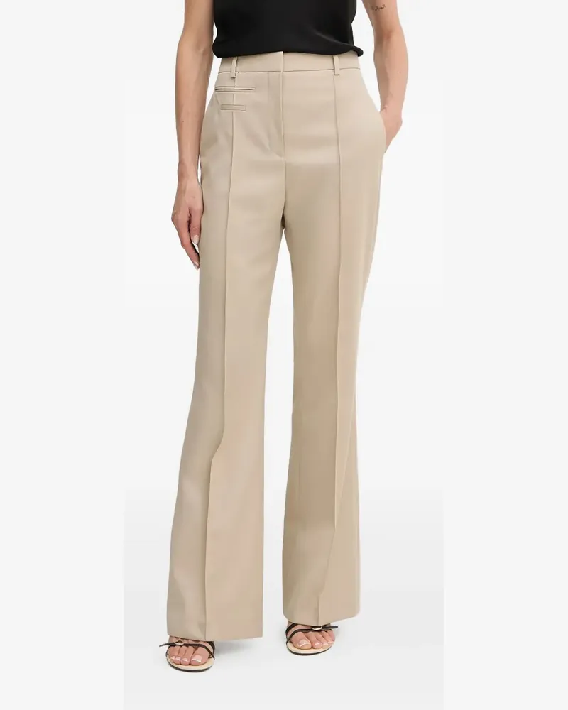 HUGO BOSS Hose mit Bundfalten - Nude Nude