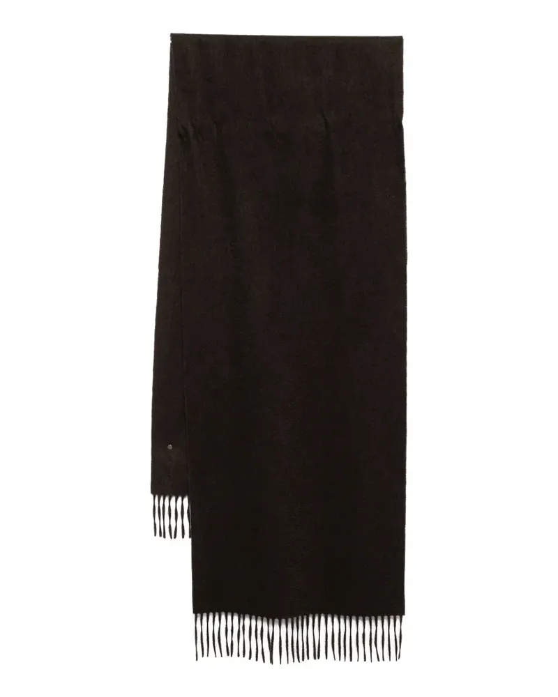 N.Peal Gewebter Schal - Braun Braun