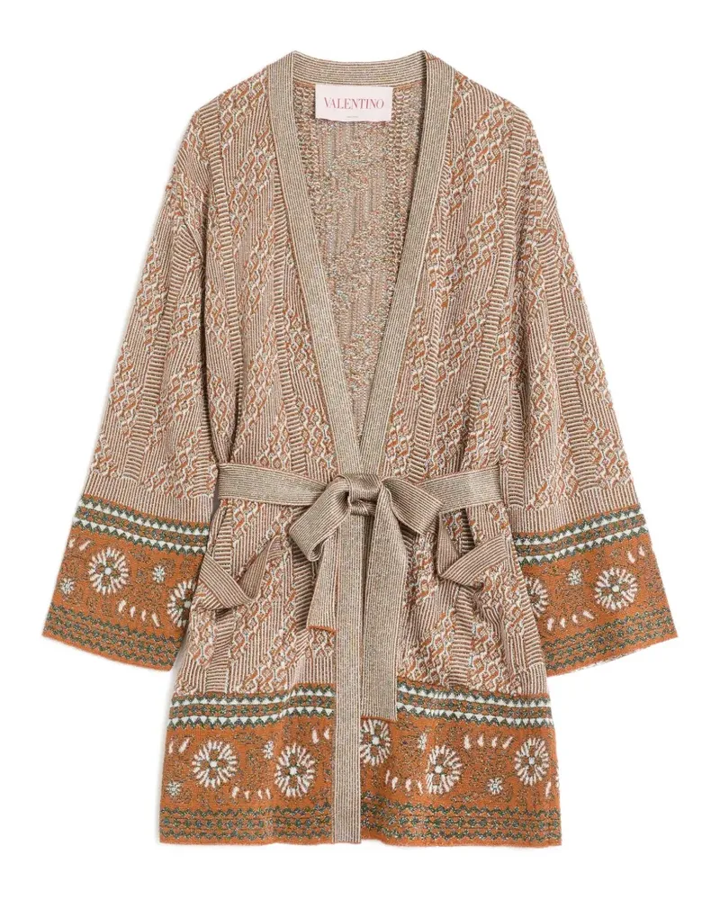 Valentino Garavani Mantel mit Jacquardmuster - Nude Nude