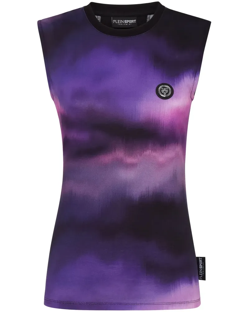 Philipp Plein Oberteil mit Print - Violett Violett