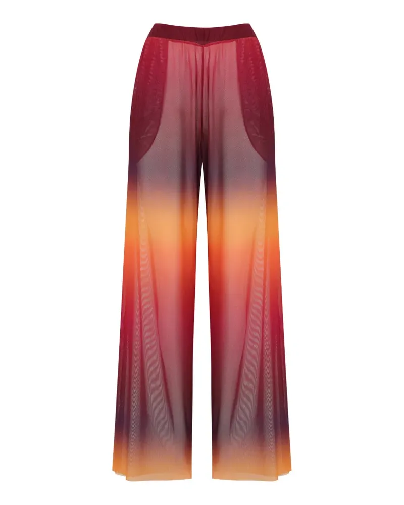 Amir Slama x Tati Barbieri Degradé Mesh-Palazzohose - Rosa Rosa