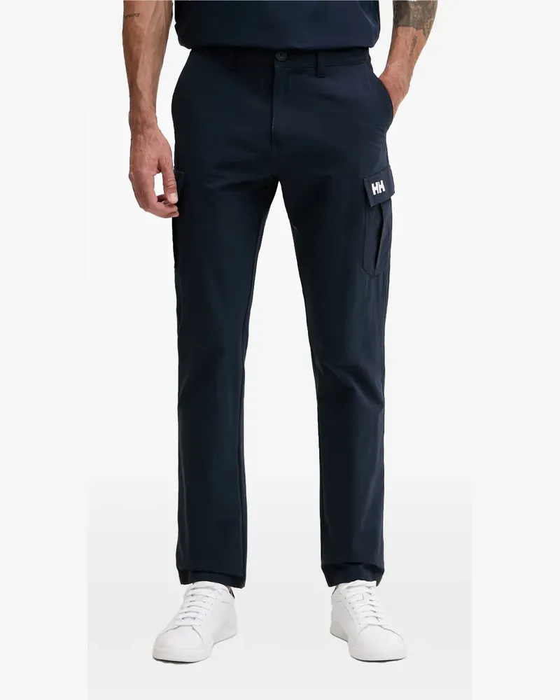 Helly Hansen Cargohose mit Logo-Patch - Blau Blau