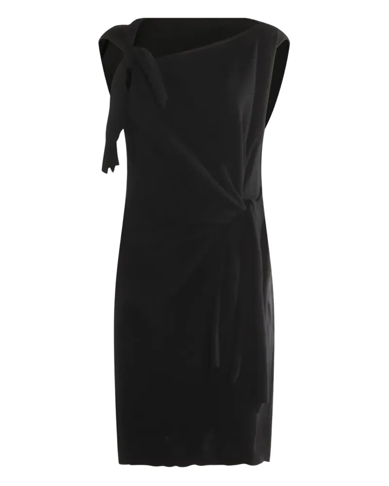 Moschino Ärmelloses Kleid mit Knoten - Schwarz Schwarz