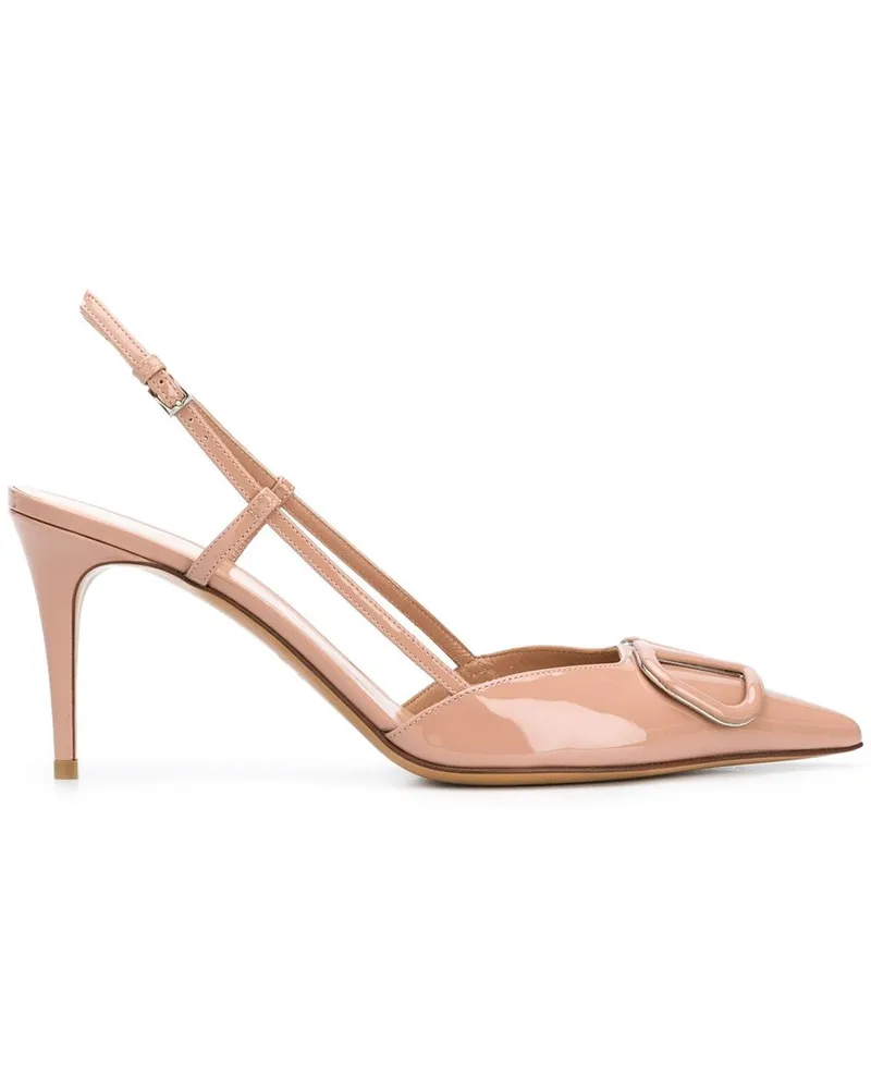 Valentino Garavani VLogo Pumps 80mm - Nude Nude