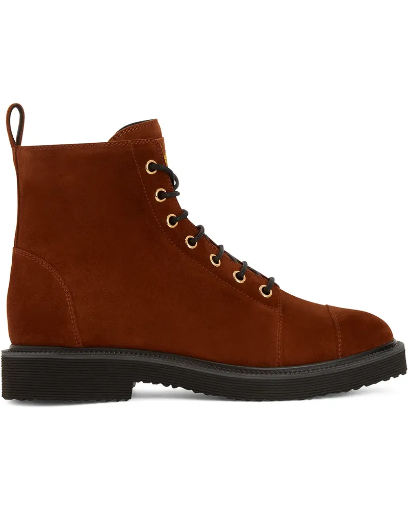 Giuseppe Zanotti Thora Stiefel mit Schnürung - Braun Braun